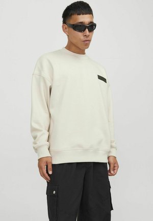 Jack & Jones JCOFRIDAY HIGH NECK - Felpa in pile - navy blazer/blu