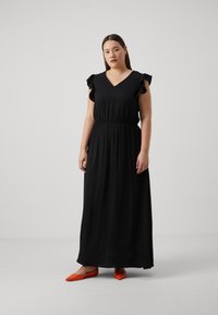 ONLY Carmakoma - CARMETTA LIFE LONG DRESS - Maxikjole - black Miniatyrbilde 1