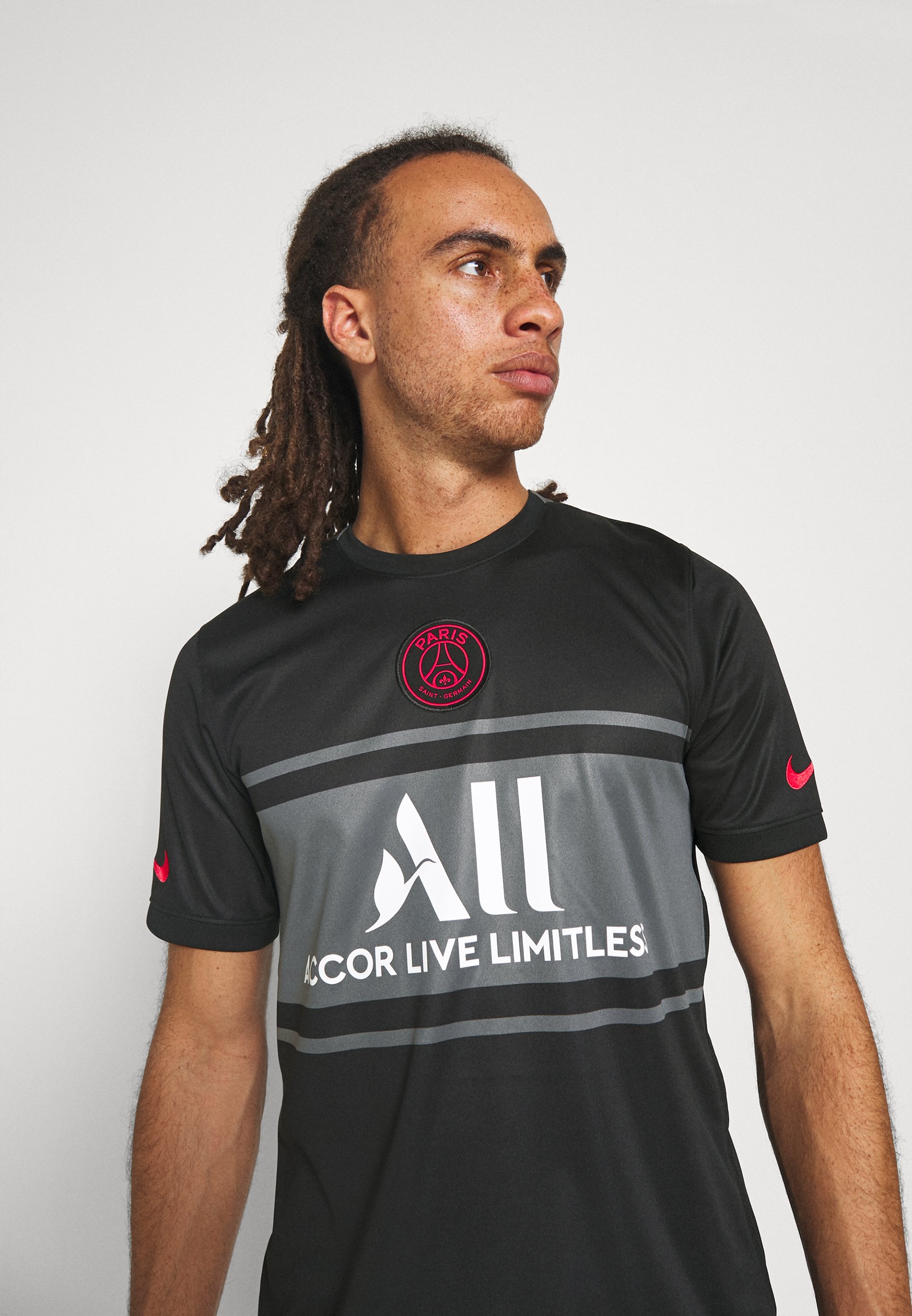 Nike Performance PARIS ST. GERMAIN - Equipación de clubes - black/dark  grey/white/siren red/negro - Zalando.es