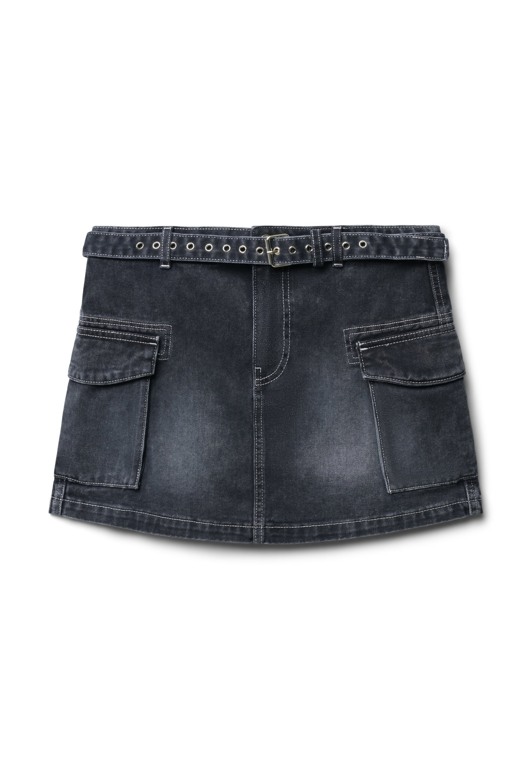 Calliope Gonna a campana nero denim