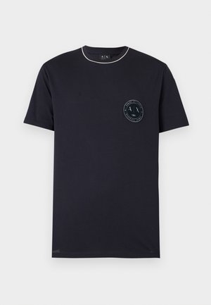 Armani Exchange, REGULAR - Обикновена тениска - deep navy