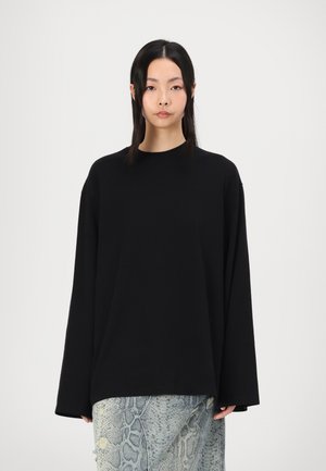Weekday OVERSIZED LONG SLEEVE - T-shirt à manches longues - black