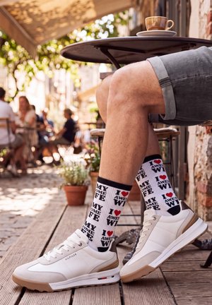 Mr Ukko, 2 PACK I LOVE MY AWESOME WIFE - Socken - wife blue white
