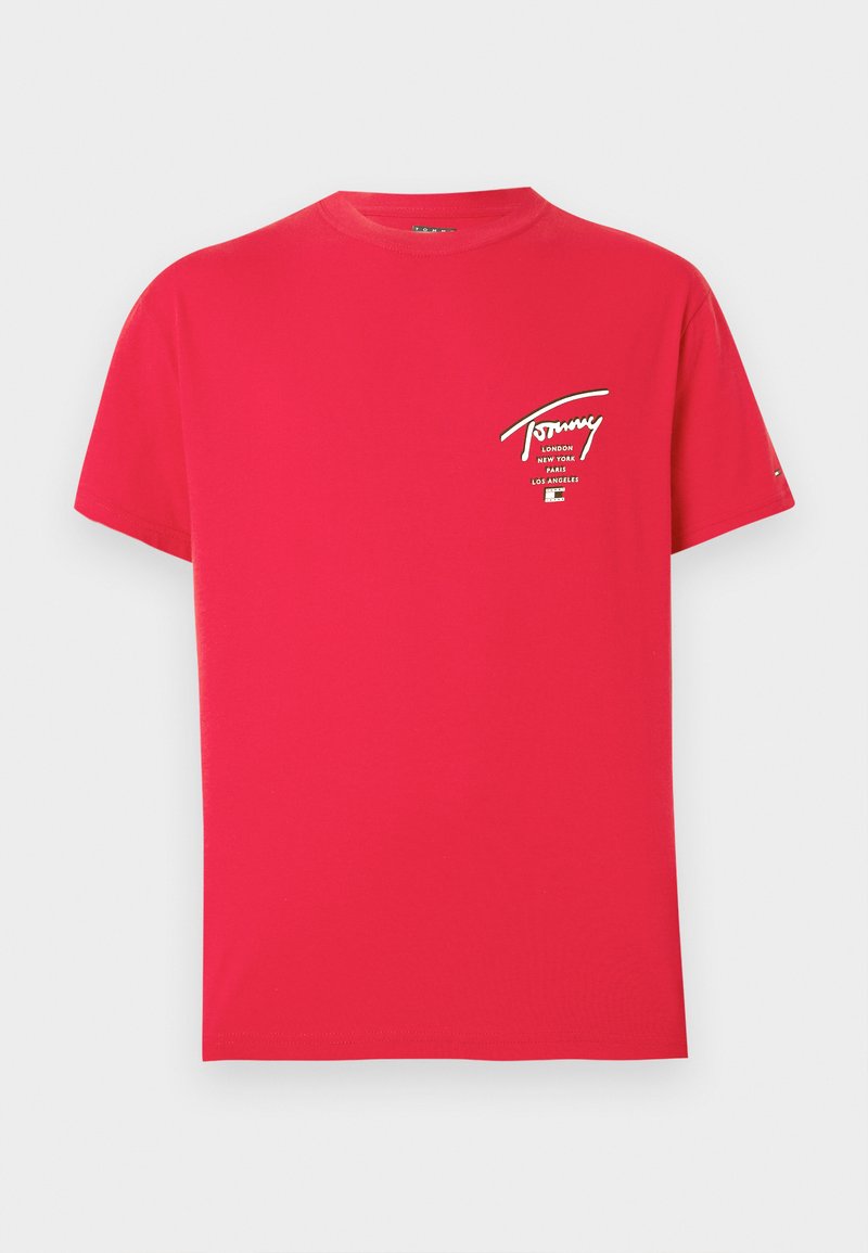 Tommy Jeans T-shirt print rood