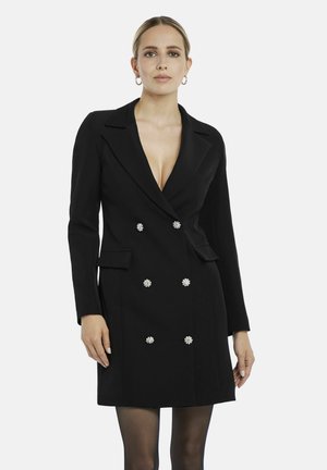 Nicowa, ELEGANTES  BLAZERKLEID AUS TWILL LIORA GLAM - Blousejurk - schwarz