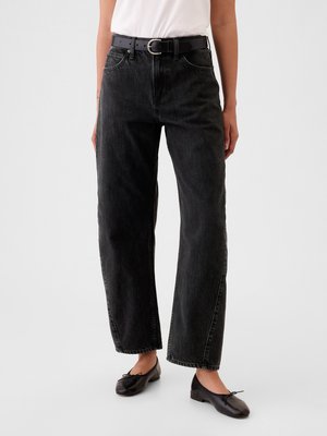 GAP LONG TAPER CARTELLI - Baggy fit teksad - black
