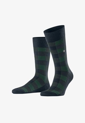 Burlington Buffalo Check - Chaussettes - marine