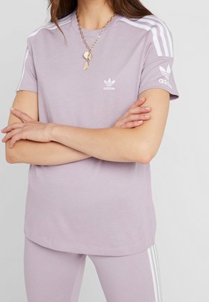 T-shirt med print - lilac