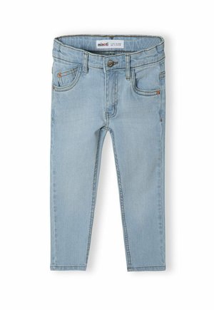 STRAIGHT LEG AND SIDE POCKETS - Jean slim - light blue denim