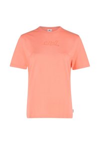 Apdrukāts T-krekls - coral pink