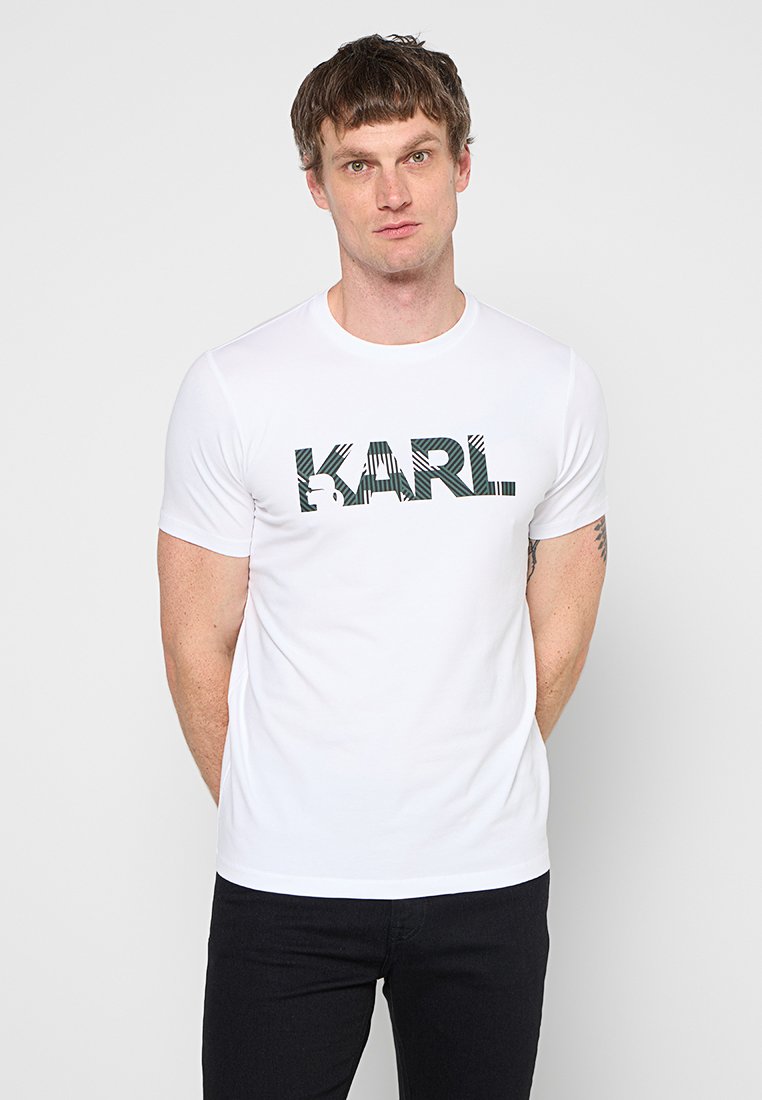 Karl Lagerfeld T-shirt print wit