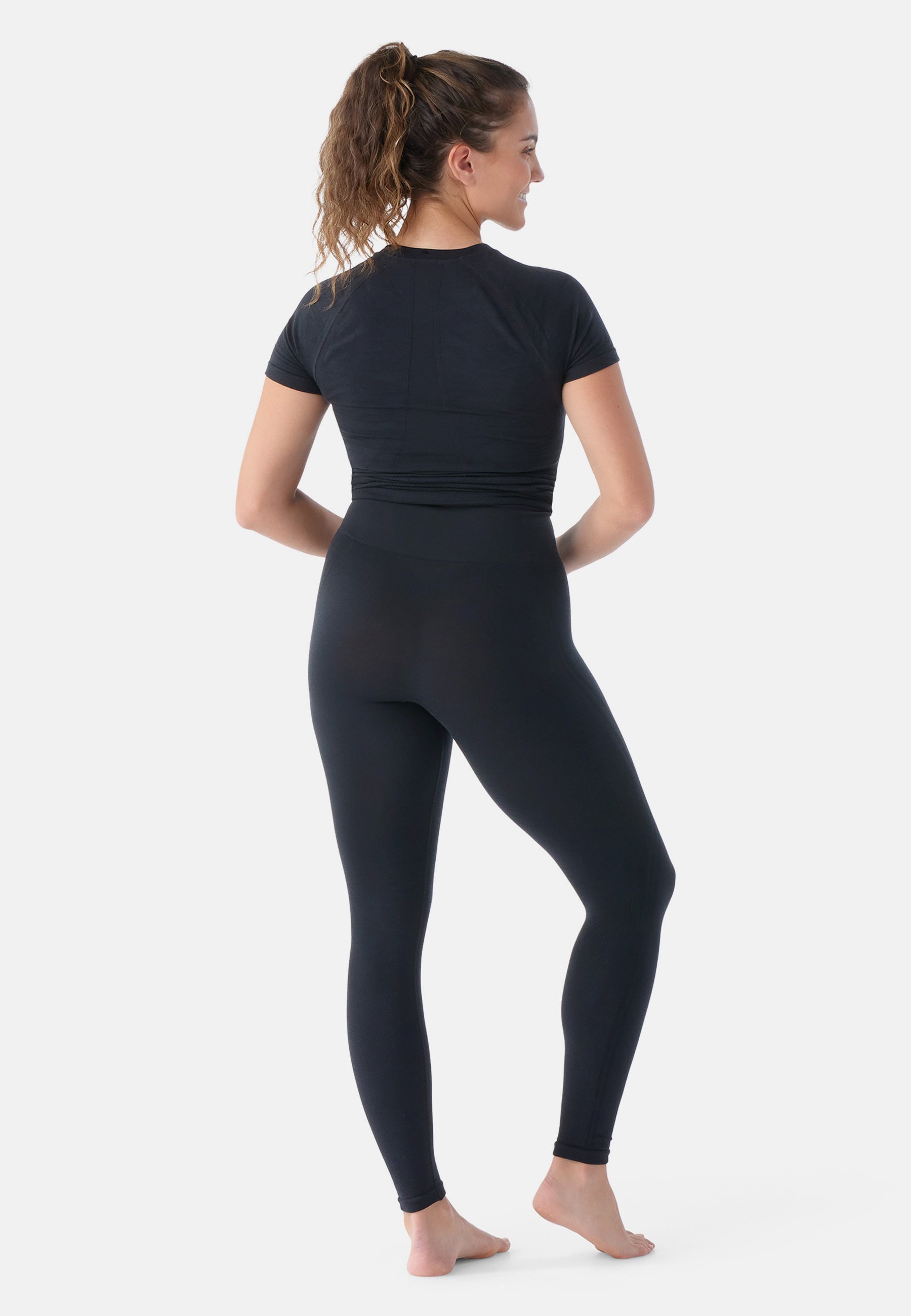 Collant SmartWool Actif Polaire Laine Mérinos – Noir – Taille XL Homme
