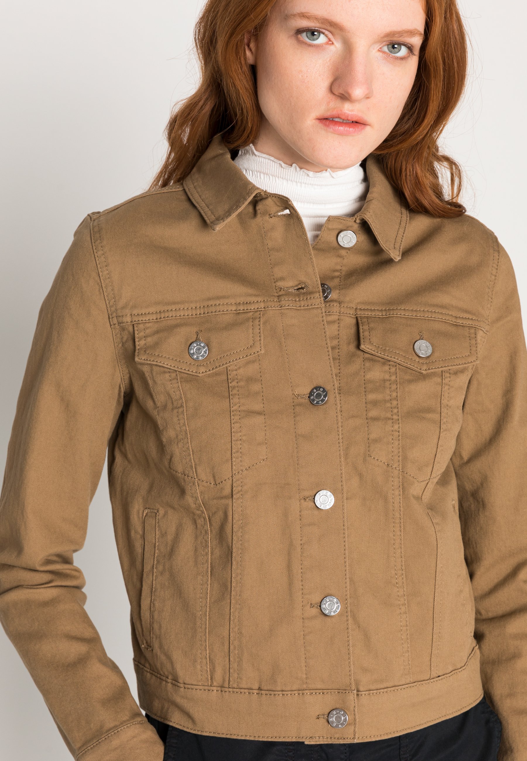 s.Oliver Denim jacket - brown - Zalando 
