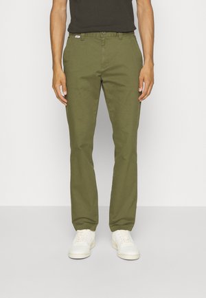 AUSTIN  - Chino stiliaus kelnės - drab olive green