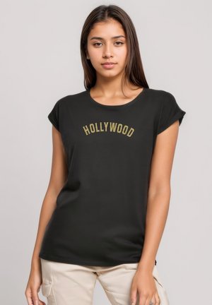 CLASSIC ROLL UP  HOLLYWOOD - T-Shirt print - black