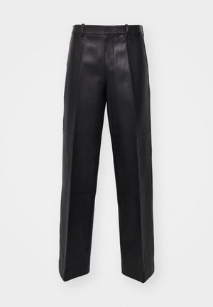 Helmut Lang CARPENTER PANT - Lederhose - black