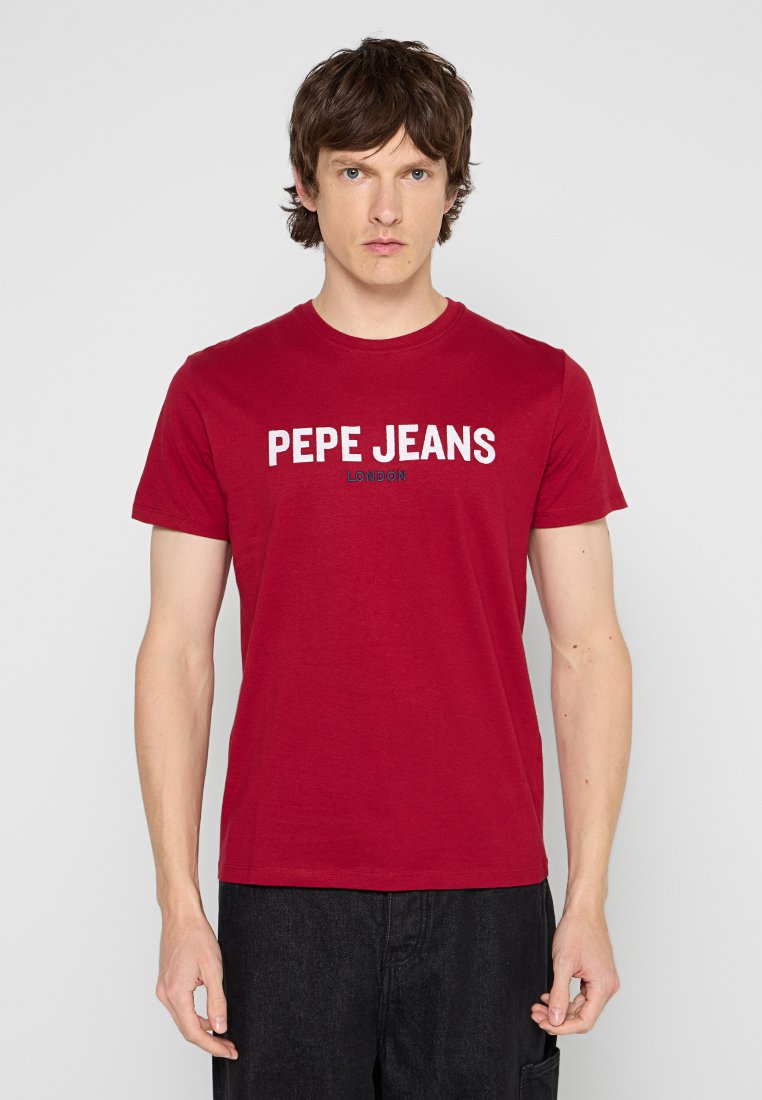 Pepe Jeans T-shirt print rood