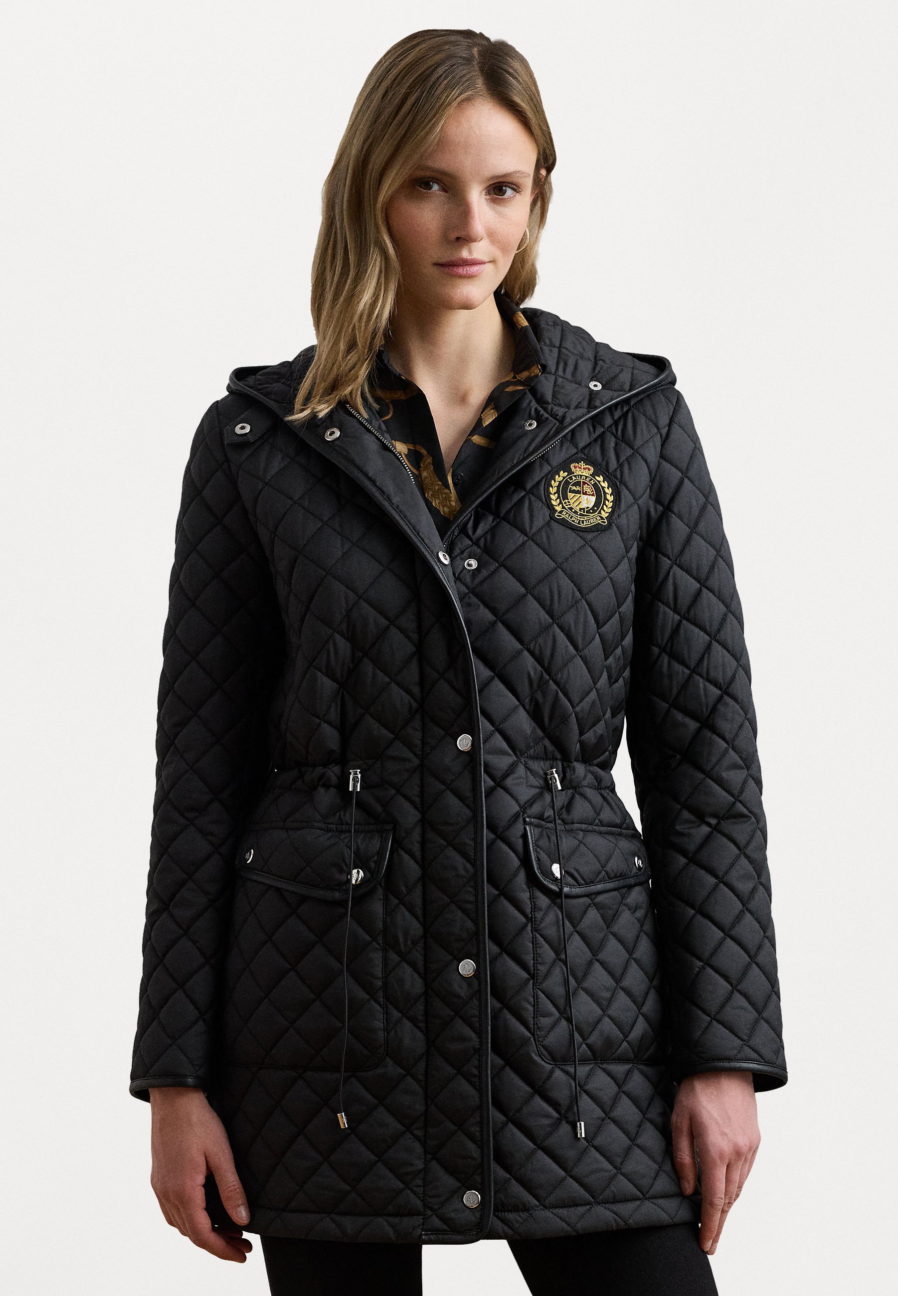 Lauren Ralph Lauren CREST PATCH DIAMOND QUILTED ANORAK - Winter 