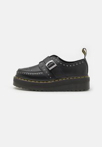 Dr. Martens RAMSEY QUAD MONK UNISEX - Belebújós cipők - black smooth