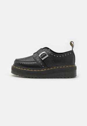 RAMSEY QUAD MONK UNISEX - Slip-ons - black smooth