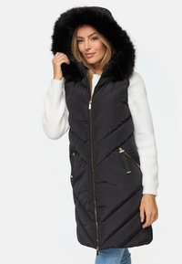 Threadbare PIRE PREMIUM  - Waistcoat - black