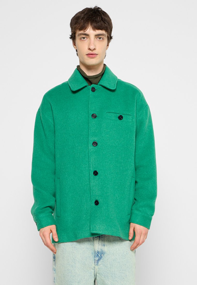 American vintage Lichte jas groen