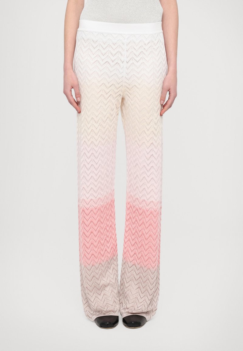 Missoni - TROUSERS - Stoffhose - beige/pink/creamy, Vergrößern
