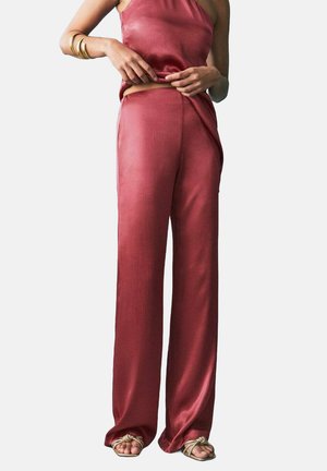 AURAP - Tygbyxor - dark red