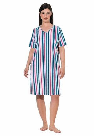 Ulla Popken, 2 PACK SLEEP TEES- BOOK LOVER - Nattrøjer / negligé - dark teal