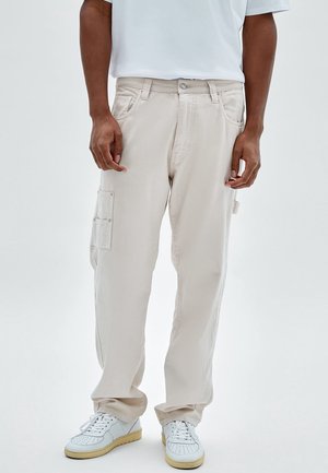 Jeans Straight Leg - beige