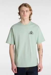 Vans CRESTLINE - Camiseta estampada - olive