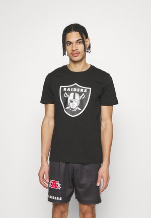 NFL LAS VEGAS RAIDERS CREW TEE - Klubruházat - black