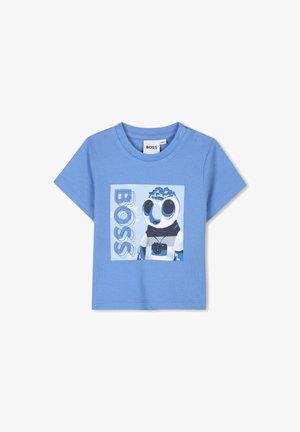 BOSS Kidswear, SHORT SLEEVES TEE - T-shirt con stampa - girblue