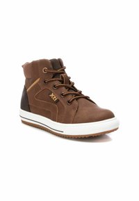 XTI Botines con cordones - camel