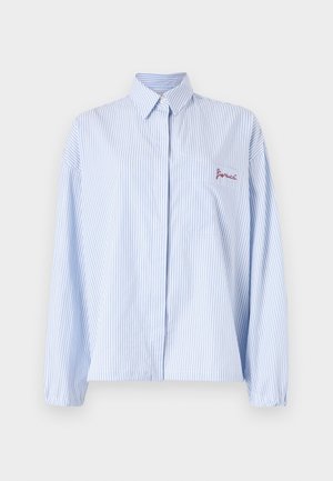 Fiorucci STRIPED SHIRT - Bluza s gumbima - light blue