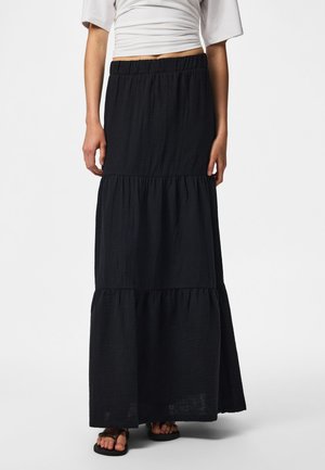 Pieces, Maxi PCSIKKA HW COTTON - Maxisukňa - black