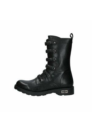 Bottines à plateau - nero