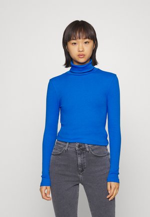 Pieces Petite PCKITTE ROLLNECK - Μπλούζα με μακριά μανίκια - princess blue