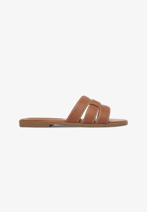Jenny, Pantolette flach - brown