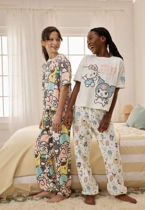 Next, REGULAR FIT - HELLO KITTY 2 PACK  SET - Pyjama - ecru pink