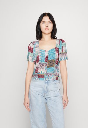 ONLY ONLALMA LIFE MAE - T-shirt imprimé - molten lava