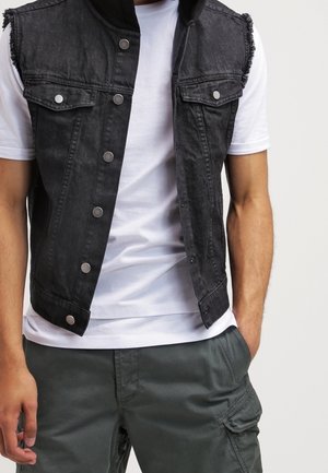 Bodywarmer - black denim