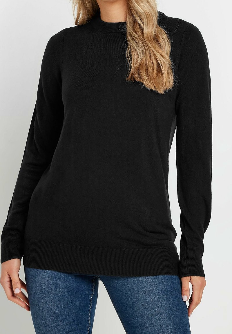 Long Tall Sally Stickad tröja - black