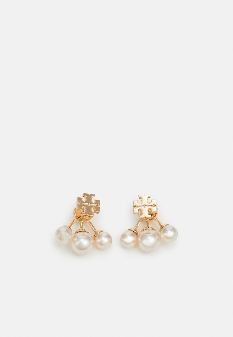 Tory Burch KIRA - Boucles d'oreilles - gold-coloured/cream