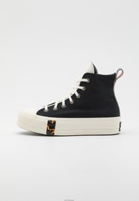 CHUCK TAYLOR ALL STAR LIFT PLATFORM TORTOISE - Zapatillas altas - black/egret/tawny owl