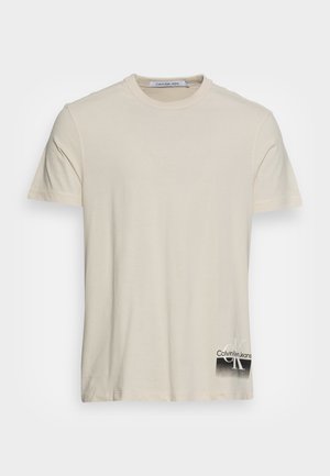 GRADIENT BOX - T-shirt med print - eggshell