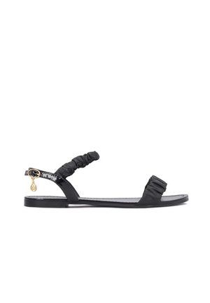 CITRINE - RUFFLED STRAP - Sandals - black