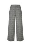 MANCY PANTS - Pantalon classique - black/silver