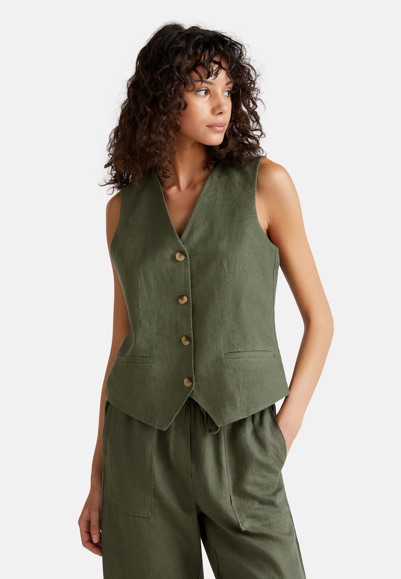 United Colors of Benetton - Waistcoat - green, Enlarge