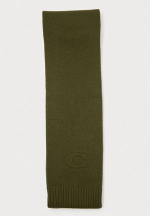EMBOSSED MUFFLER UNISEX - Šal - olive